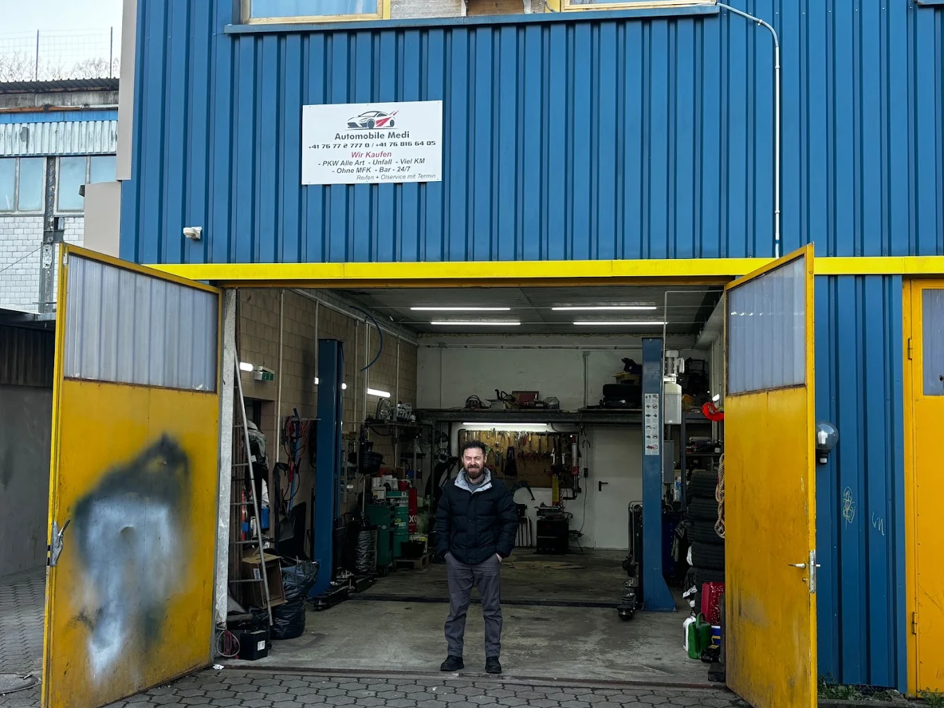 Automobile Medi, Foto des Betriebs